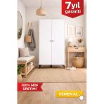 Venatto Massimo Vestiyer/Portmanto Beyaz (%100Mdf) Beyaz