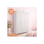 VENATTO Romantic 3 Kapılı, 2 Çekmeceli, Avangart Dolap/gardırop(%100MDF)