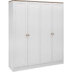 Venatto Smart Xl Dolap %100 MDF - Meşe - Beyaz