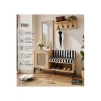 Venatto Tarz Dekoratif Portmanto/Ayakkabılık (%100Mdf) Meşe