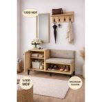 Venatto Tarz Portmanto/Ayakkabılık(%100Mdf) Meşe