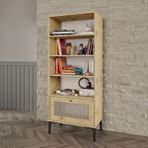 Venatto Trio Dekoratif KİTAPLIK(%100MDF) - Meşe