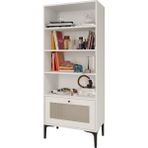 Venatto Trio White KİTAPLIK(%100MDF) - Beyaz