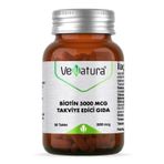 Venatura Biotin 5000 mcg İçeren 90 Tablet