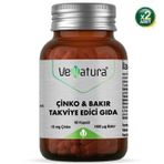 Venatura Çinko Bakır 2x60 Kapsül