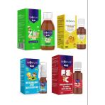 Venatura Kids B12 Metilkobalamin 5 Ml-Venatura Vitamin D3 Damla 20 Ml-Venatura Kids Çinko Şurup 100 Ml-Venatura Kids Mikroenkapsüle Demir Ve Vitamin C 20 Ml