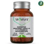 Venatura Magnezyum Bisglisinat Sitrat ve P-5-P Vitamin B6 60 Kapsül 4'lü
