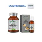 VeNatura Magnezyum (Bisglisinat+Sitrat) P5P (Vitamin B6) 60 Kapsül + D3 K2 Damla 20 ml