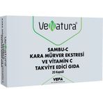 Venatura Sambu-C Kara Mürver Ekstresi Vitamin C 20 Kapsül