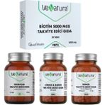 Venatura Selenyum Takviyesi 90 Tablet + Biotin 30 Tablet + Demir (17mg) 90 Kapsül + Çinko&Bakır 60