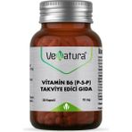 Venatura Vitamin B6 (P-5-P) 30 Kapsül Takviye Edici Gıda Türkiye Menşeli İçerik Bilgisi - --