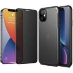 Vendas Apple iPhone 11 Kılıf Zore Volks Kapak + Hayalet Ekran Koruyucu - Siyah