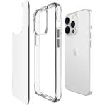Vendas İphone 13 Pro Uyumlu Okka Serisi Ultra İnce Airbag Tasarımlı Kamera Lens Çıkıntılı Şeffaf Kılıf