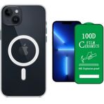 Vendas iPhone 14 Plus Magsafe Şarj Destekli Darbe Dirençli Fit Hard Silikon Nano Cep Telefonu Kılıfı