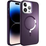 Vendas iPhone 14 Pro Max Uyumlu Stil Serisi Mat Renkli Magsafe Wireless Şarj Özellikli Kılıf
