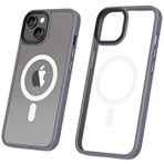 Vendas iPhone 14 Uyumlu Hibrit Serisi Wireless Şarj Özellikli Magic Magsafe Kılıf