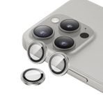 Vendas iPhone 15 Pro ​Max Uyumlu Gorilla Serisi Exclusive Safir Cam Kamera Lens Koruyucu 2 Adet Set