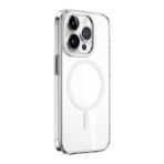 Vendas iPhone 15 Pro Victor Serisi Magsafe Şarj Özellikli Renkli Kamera Çerçeveli Şeffaf Silikon Cep Telefonu Kılıfı
