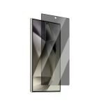 Vendas Samsung Galaxy S25 Ultra Uyumlu Anti Static Privacy 5D Temperli Hayalet Cam Ekran Koruyucu