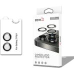 Vendas Samsung Galaxy Z Flip 7 Zore CL-12 Premium Safir Parmak İzi Bırakmayan Anti-Reflective Kamera Lens Koruyucu - Siyah