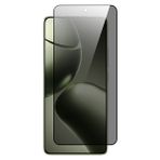 Vendas Xiaomi Mi 14T Uyumlu Glass Privacy Antistatik Temperli Cam Ekran Koruyucu - Siyah