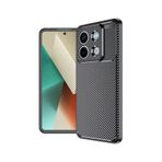 Vendas Xiaomi Redmi Note 13 5G Uyumlu Kılıf Deep Dizayn Karbon Görünümlü Auto Focus Silikon Kılıf