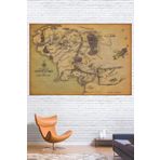 Vendini Orta Dünya Haritası Duvar Örtüsü Duvar Halısı Wall Tapestry