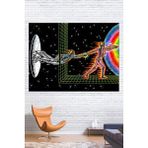Vendini Psychedelic Sanat Duvar Halısı Duvar Örtüsü Wall Tapestry - 70 x 50 cm