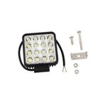 Vendortuning Kare Off Road Iş Makinesi Kamyon Traktör Projektör Çalışma Ve Sis Lambası 16 Led 48 W