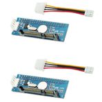 VENEKA 2X 3.5-inç IDE'den SATA Adaptör Kartına Masaüstü Sabit Disk IDE Optik Sürücüden SATA Dönüştürücüye Paralel Bağlantı Noktasından Seri Bağlantı Noktasına