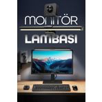 Venenon Monitör Lambası Kumandalı Light Pro Series USB Kademeli Parlaklık Renk Ayarlı Masa PC Ekran Işığı