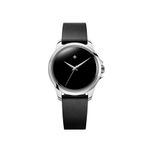 Venezianico 1121510 Redentore Ultrablack Kurmalı Otomatik Siyah Deri Kadın Kol Saati