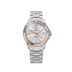 Venezianico 3521503c Nereide Gmt Kurmalı Otomatik Gri Çelik Erkek Kol Saati - Beyaz
