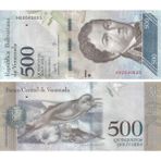Venezuela, 500 Bolivar (2017) Çil Eski Yabancı Kağıt Para
