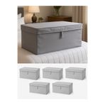 Venita Home 5 Adet Mega Boy Çok Amaçlı Kutu Hurç 60x40x30 ( Çamaşır-saklama-düzenleme Vb. )