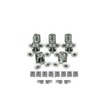 Venita Metal Gövdeli 4 Alt 4 Üst Duşakabin Cam Kabin Tekerleği Takım 24 Mm