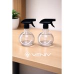 VENİV 2 Adet Boş Şişe + Sprey Fısfıs Set - Kimyasala Dayanıklı 350