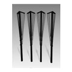 VennaHome 75cm-4'lü Demir Masa Ayak, Demir Ayak , Dresuar Ayağı, Masa Ayağı, Demir Ayaklar, Masa Ayakları