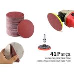 Venoa Ahşap Metal Cırt Zımpara Kağıdı 115 Mm Disk Ve Matkap Uç Set 41 Parça