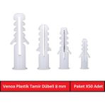 Venoa Db08 Plastik Dübel 8 Mm Paket 50 Adet