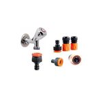 Venoa Sr020 Rekorlu Musluk Hortum Adaptörü Stoperli 3 Parça 1/2''
