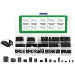 VENOA SS730 Setskur Vida Seti 730 Parça M3 M4 M5 Çantalı Profesyonel Alyan Uçlu Sabitleme Vidası Seti Çelik Organizer Kutulu