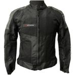 Venom 4 Mevsim Motosiklet Montu Siyah Gri Air Mesh ve Polyester Malzeme ile Üretilmiştir - Siyah - Gri