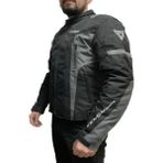 Venom Air Racing Siyah Gri Motosiklet Montu - 4XL