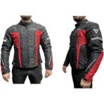 Venom Air Racing Siyah - Kırmızı 4 Mevsim Motosiklet Montu - XL