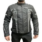 Venom Ceket Air Racing Siyah-Gri 4XL Nefes Alabilir Su Geçirmez Koruma Özellikli Yamaha Uyumlu