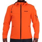 Venom Ceket Jaws Kapşonlu Soft Shell Motosiklet Montu Turuncu - Xl