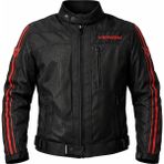 Venom Compass Yazlık Fileli Siyah Motorcu Ceketi - 4XL