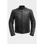 Venom D2 Deri Motosiklet Montu Ceketi Ce Korumalı (Kalıplar Dardır Bir Beden Büyük Sipariş Veriniz) - 3XL - Siyah