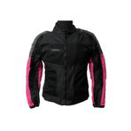 VENOM Dynamic Kadın 4 Mevsim Siyah-pembe Motosiklet Montu (KALIPLAR DARDIR BÜYÜK SİPARİŞ VERİNİZ)